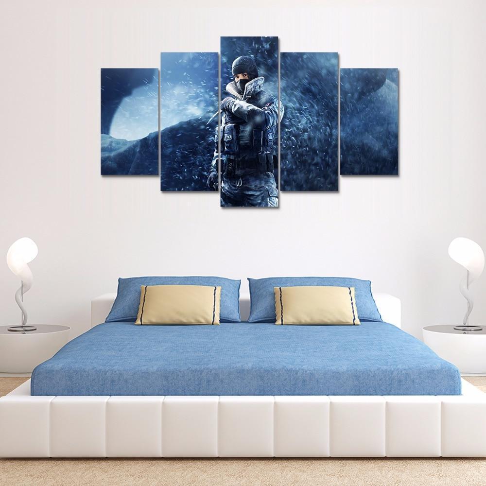 In The Snow Tom Clancy's Rainbow Six Siege Gaming Canvas Wall Art