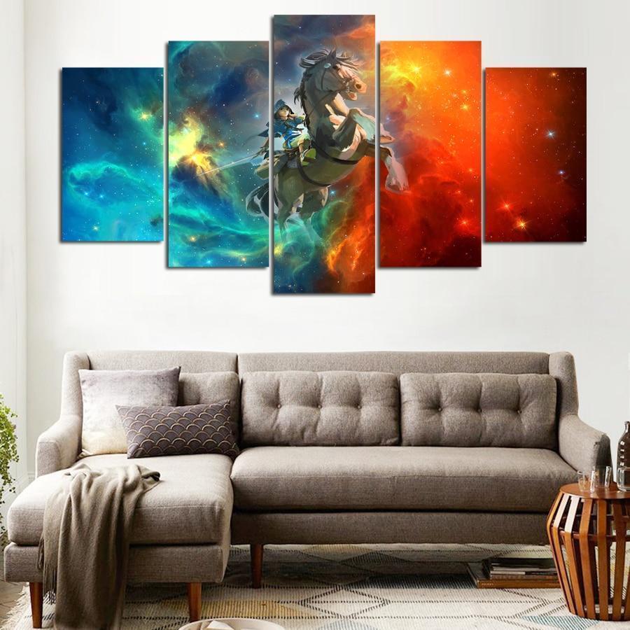 In The Universe Legend Of Zelda Gaming Canvas Wall Art