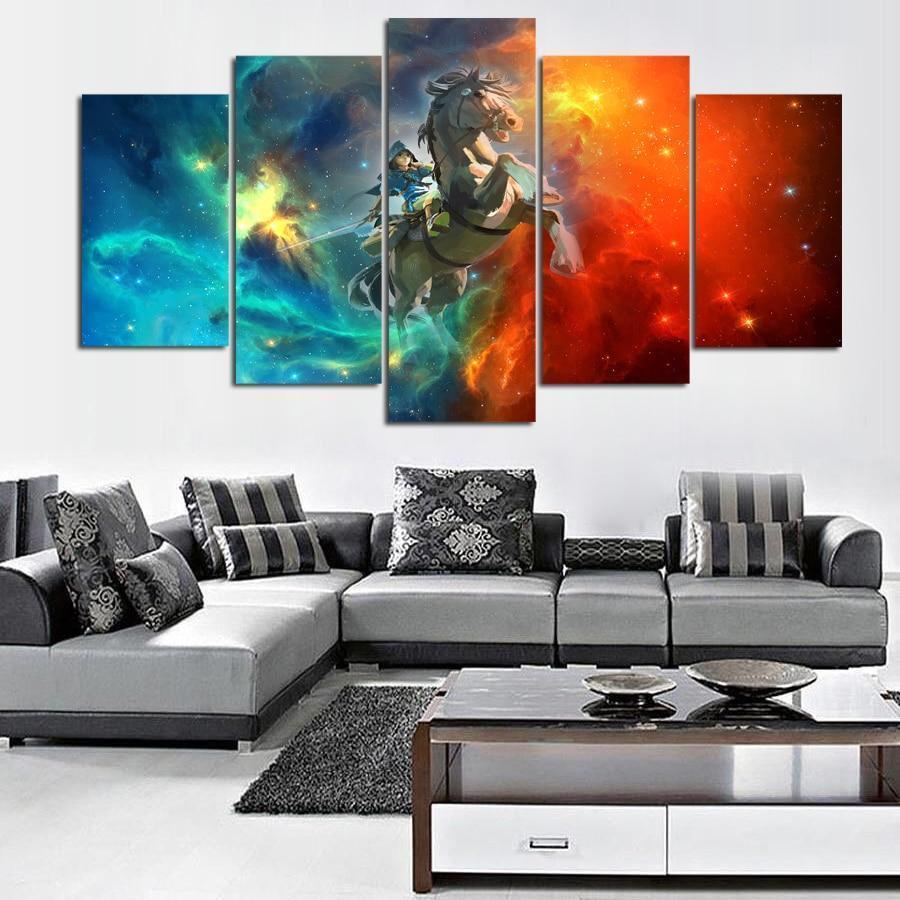 In The Universe Legend Of Zelda Gaming Canvas Wall Art