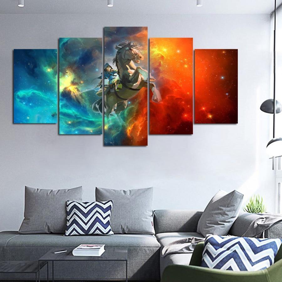 In The Universe Legend Of Zelda Gaming Canvas Wall Art
