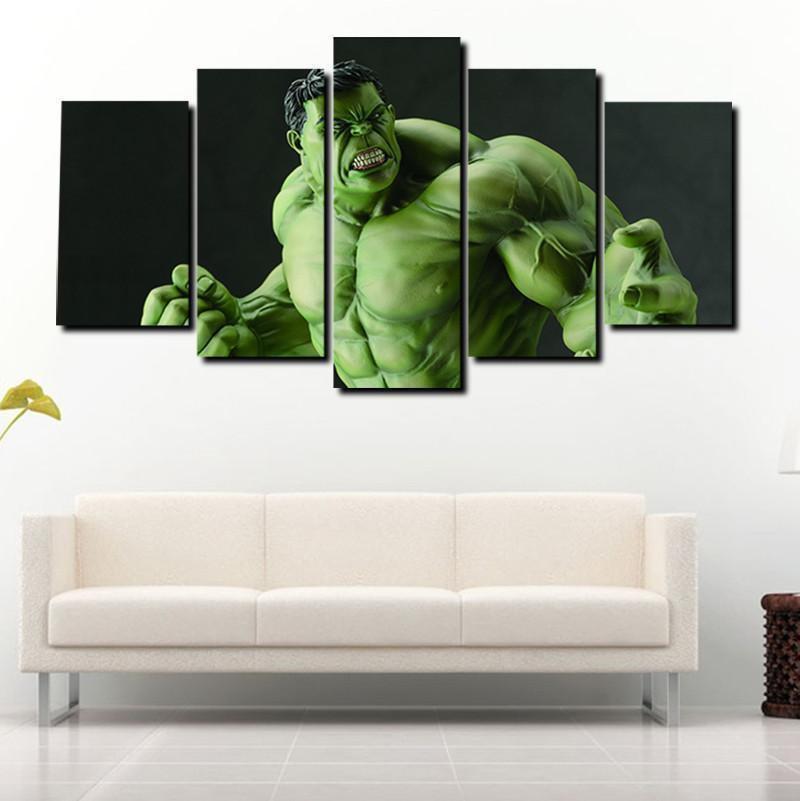 Incredible Hulk : Rage Marvel Canvas Wall Art