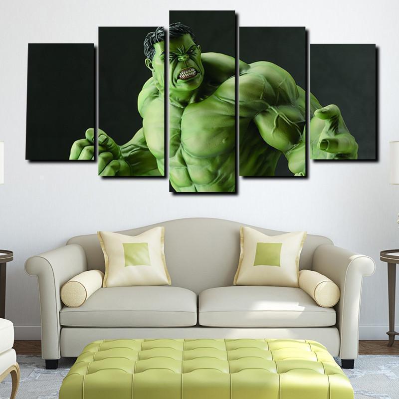 Incredible Hulk : Rage Marvel Canvas Wall Art