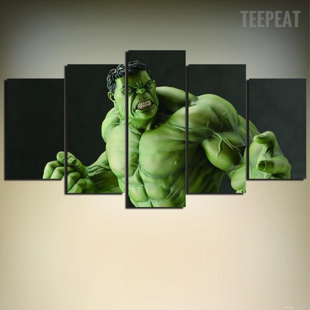 Incredible Hulk : Rage Marvel Canvas Wall Art