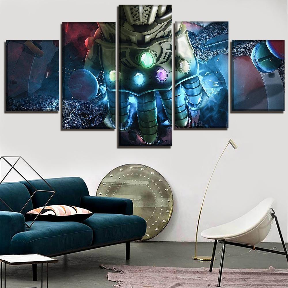 Infinity Gauntlet Of Thanos Marvel Canvas Wall Art