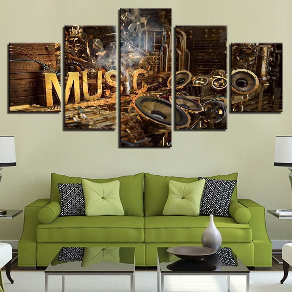 Interesting Speaker Music Canvas Wall Art