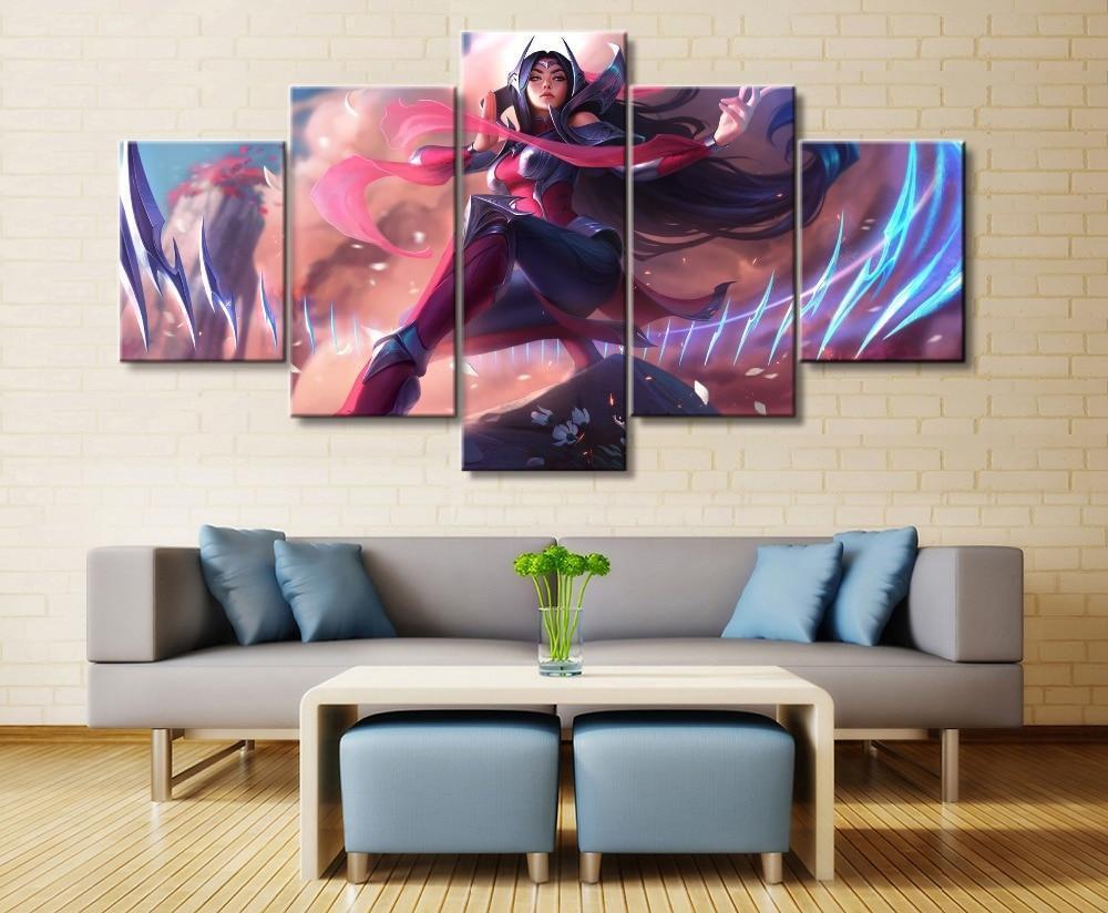 LOL League Of Legends Irelia 3 Gaming Canvas Wall Art