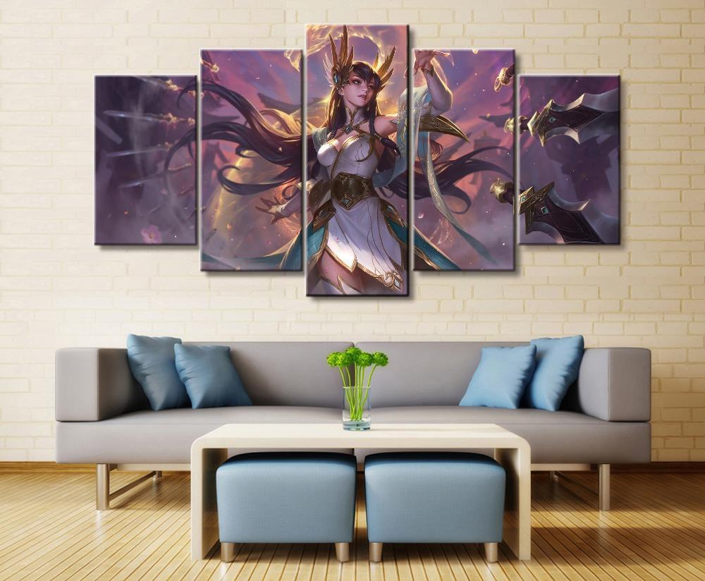 LOL League Of Legends Irelia Game Canvas Wall Art