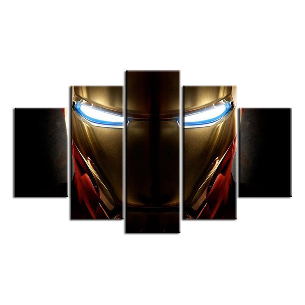 Iron Man Helmet Marvel Canvas Wall Art