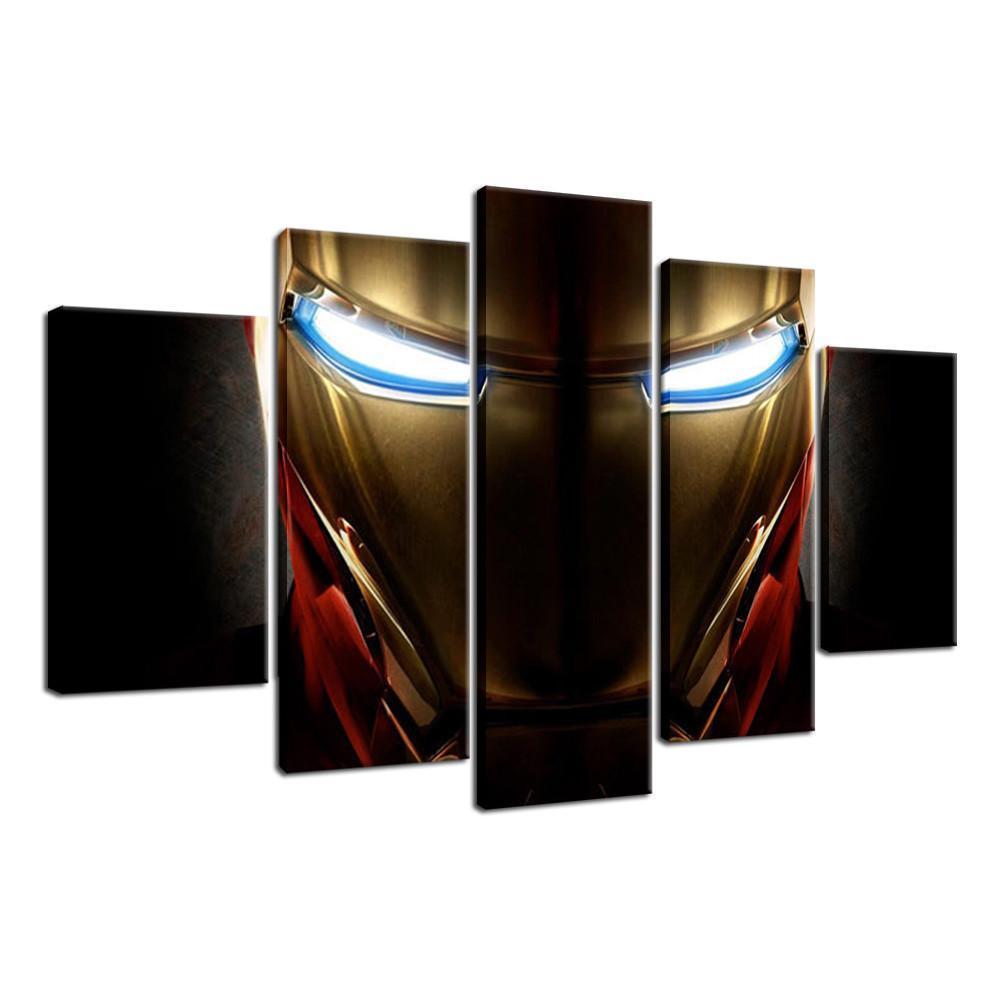 Iron Man Helmet Marvel Canvas Wall Art