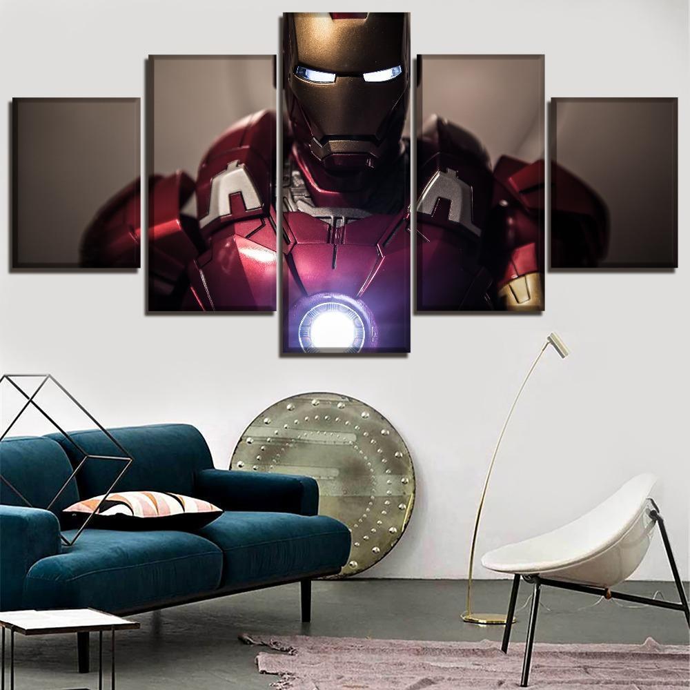 Iron Man Posters Marvel Canvas Wall Art