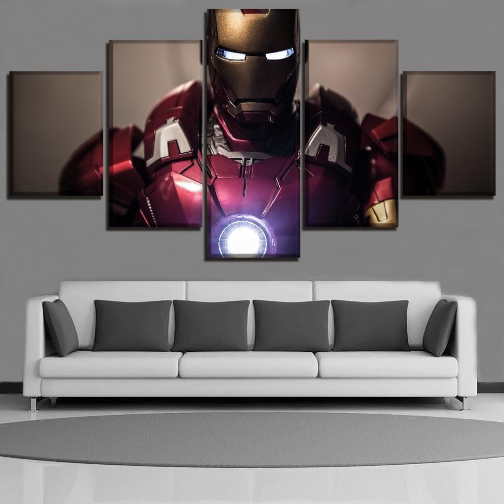 Iron Man Posters Marvel Canvas Wall Art