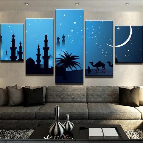 Islamic Celebration Nature Canvas Wall Art