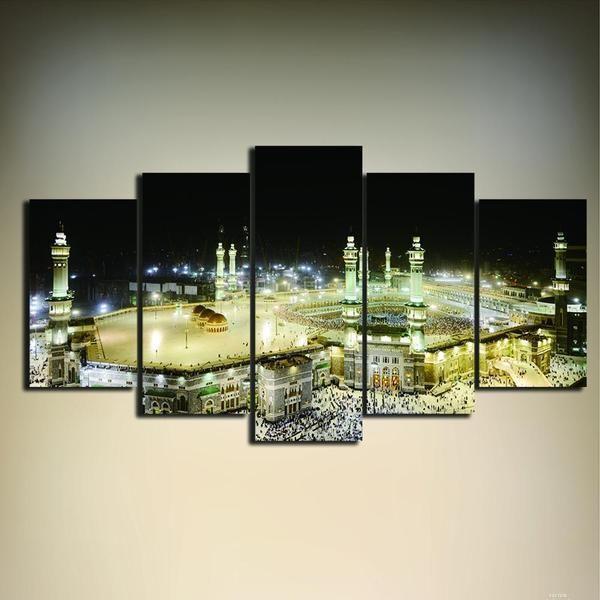 Islamic Muslim Mosque Nature Canvas Wall Art