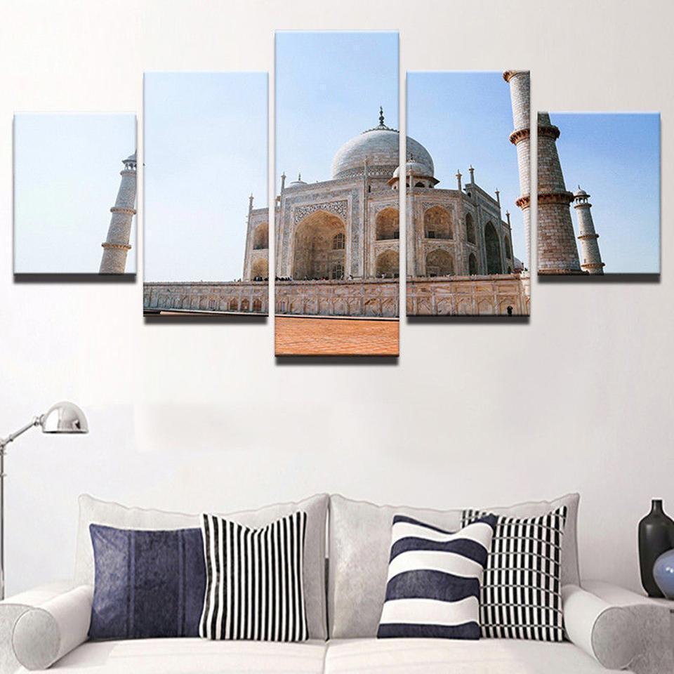 Islamic Muslims Buildin Nature Canvas Wall Art