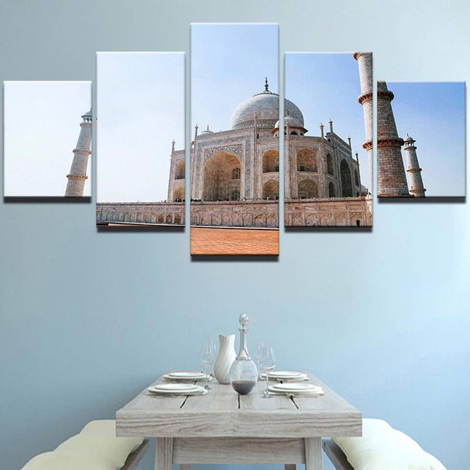 Islamic Muslims Buildin Nature Canvas Wall Art