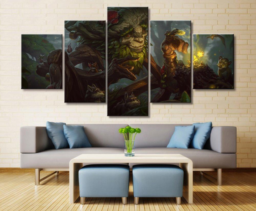 LOL League Of Legends Ivern Gaming Canvas Wall Art