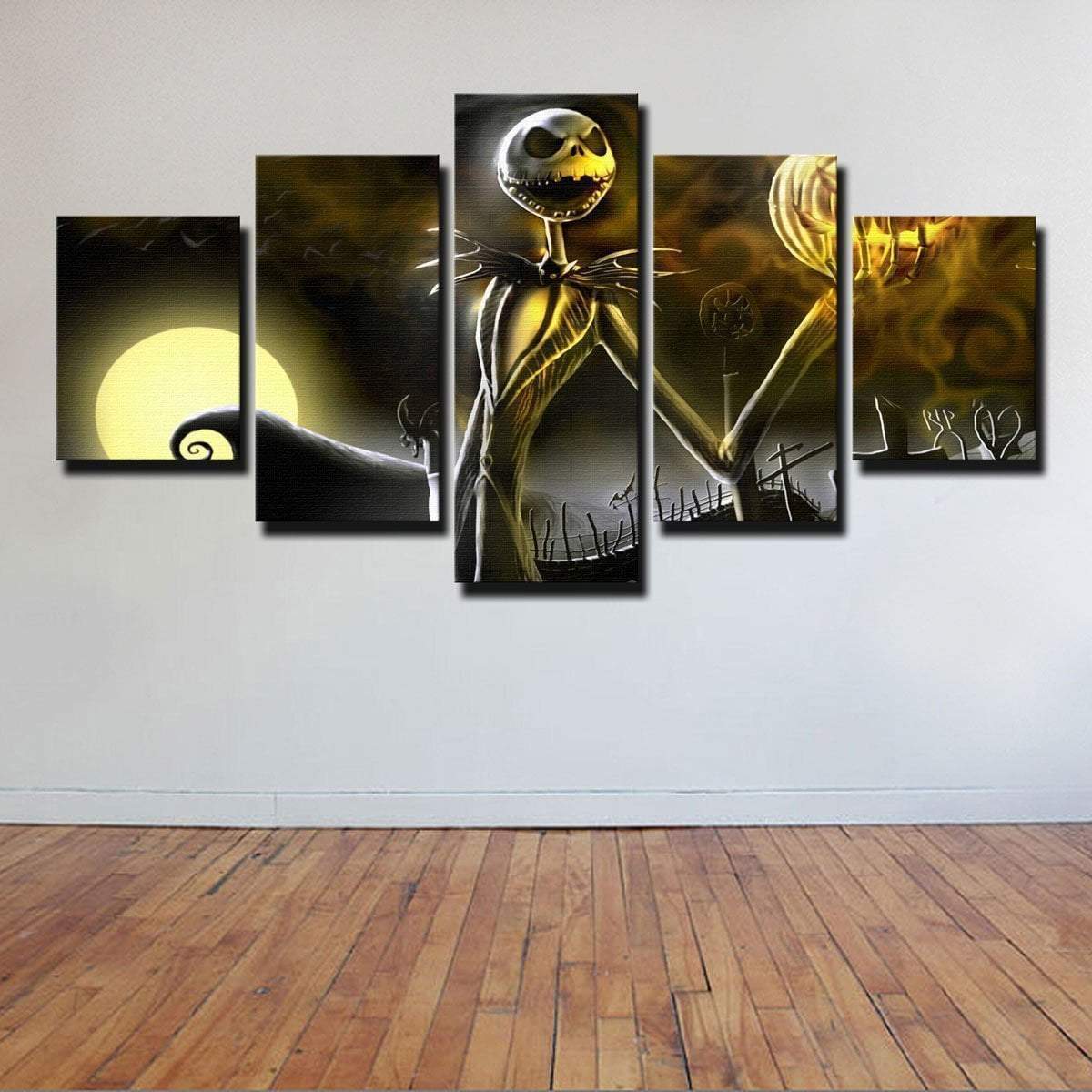 Jack Skellington Movie Canvas Wall Art