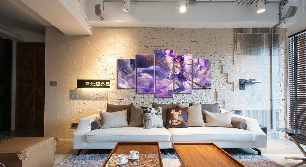 LOL League Of Legends Janna 2 Gaming Canvas Wall Art