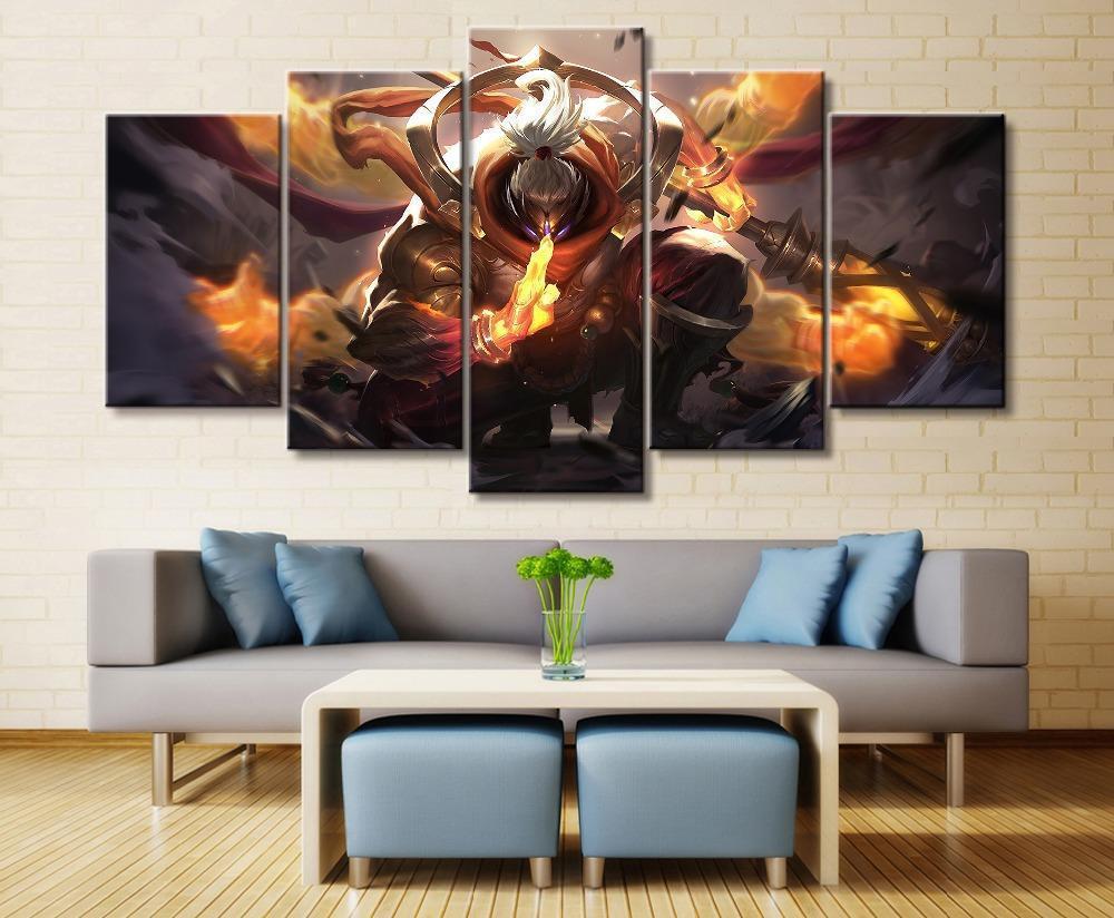 LOL League Of Legends Jax Gaming Canvas Wall Art