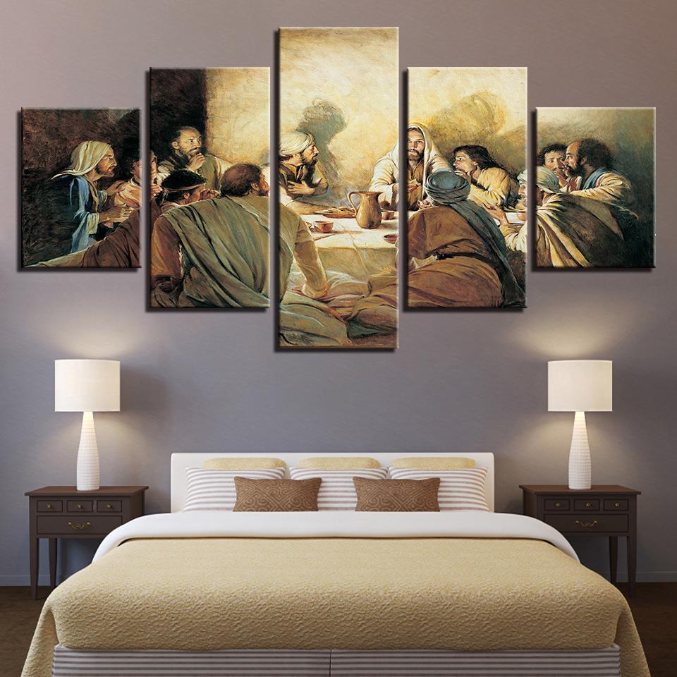 Jesus The Last Supper 1 Canvas Wall Art