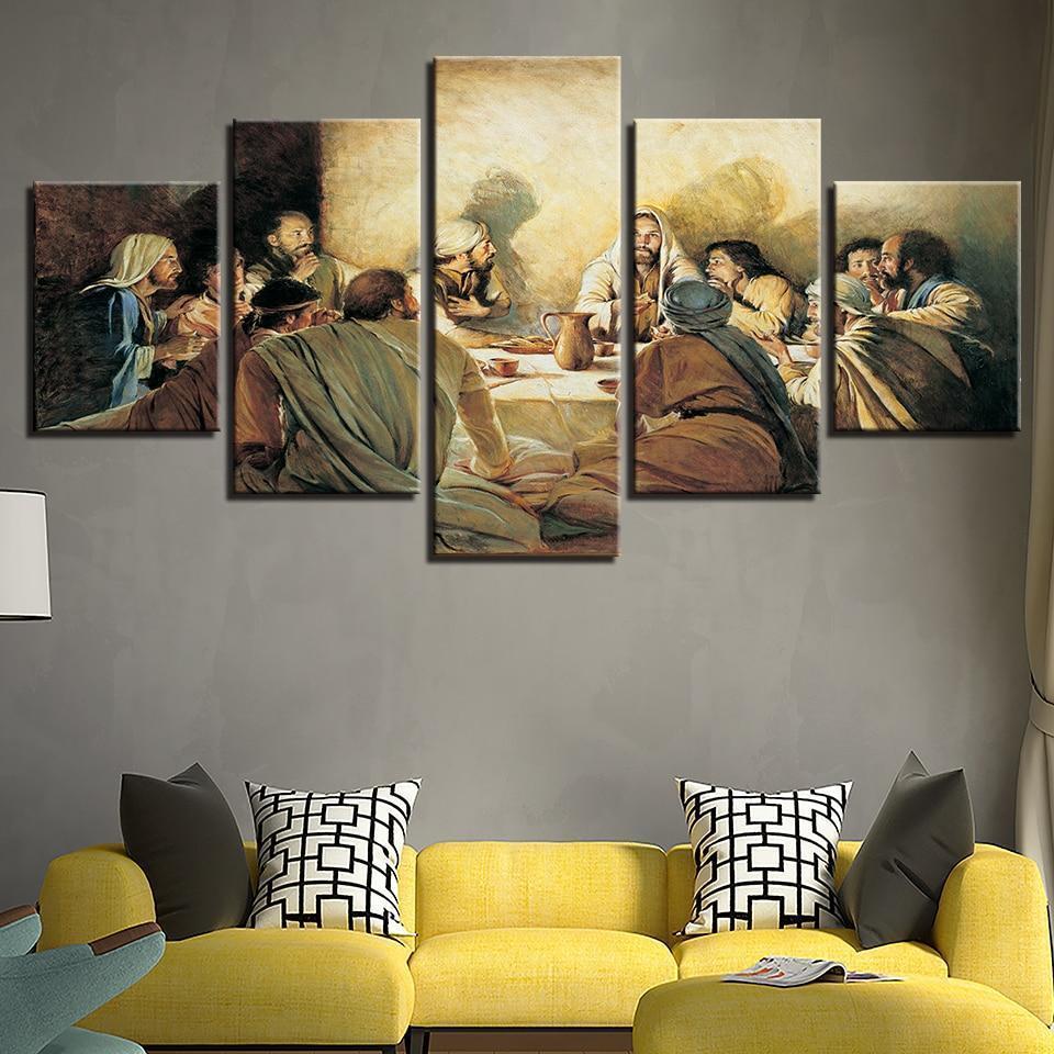 Jesus The Last Supper 1 Canvas Wall Art