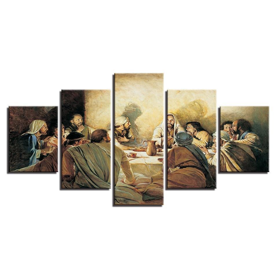 Jesus The Last Supper 1 Canvas Wall Art