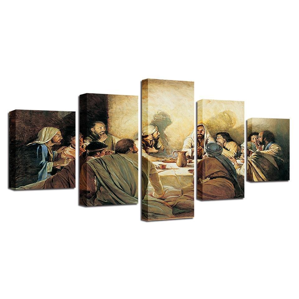 Jesus The Last Supper 1 Canvas Wall Art