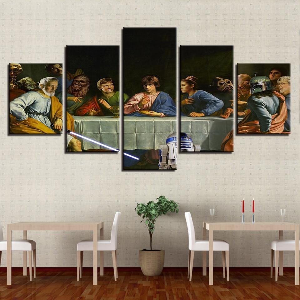 Jesus The Last Supper 3 Canvas Wall Art