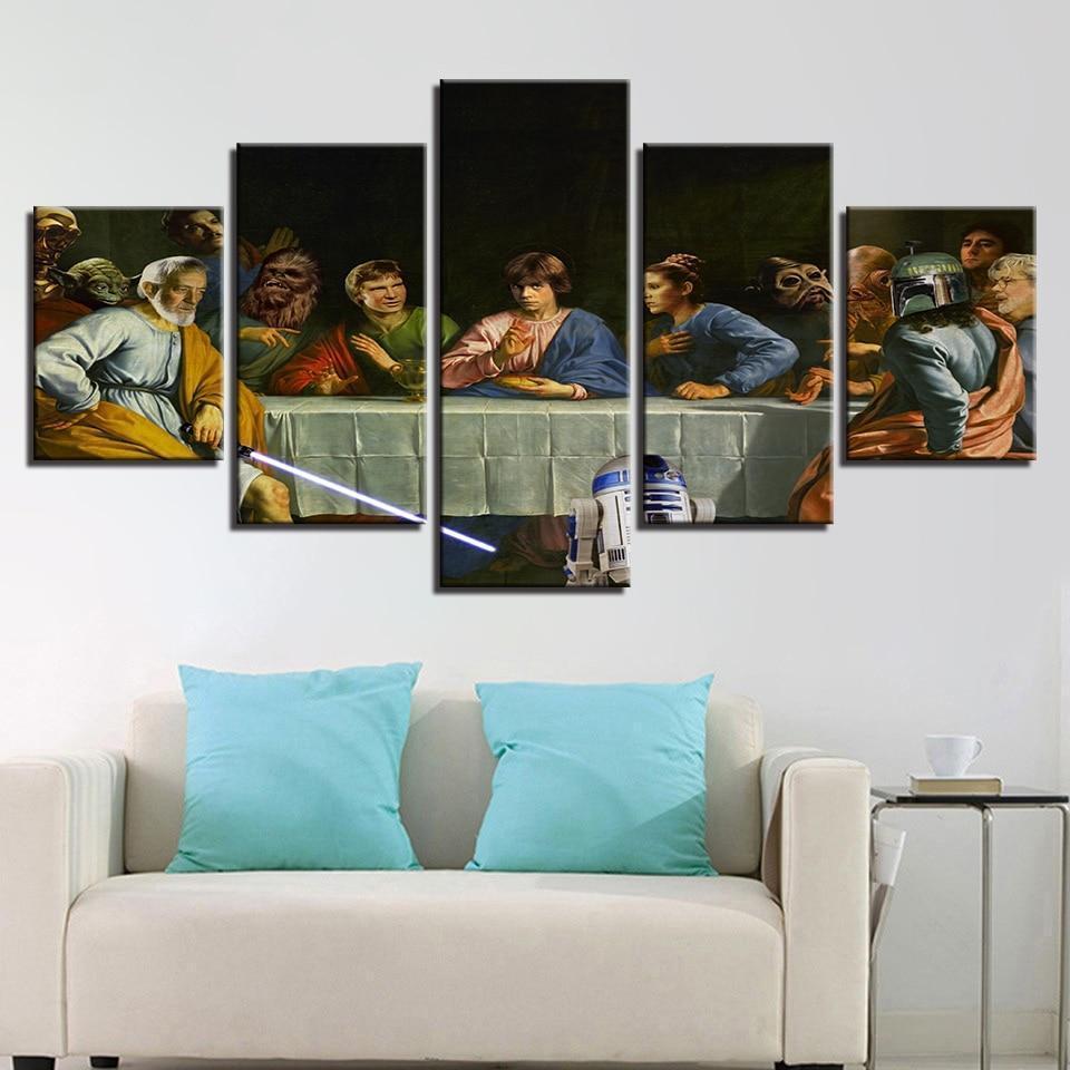 Jesus The Last Supper 3 Canvas Wall Art