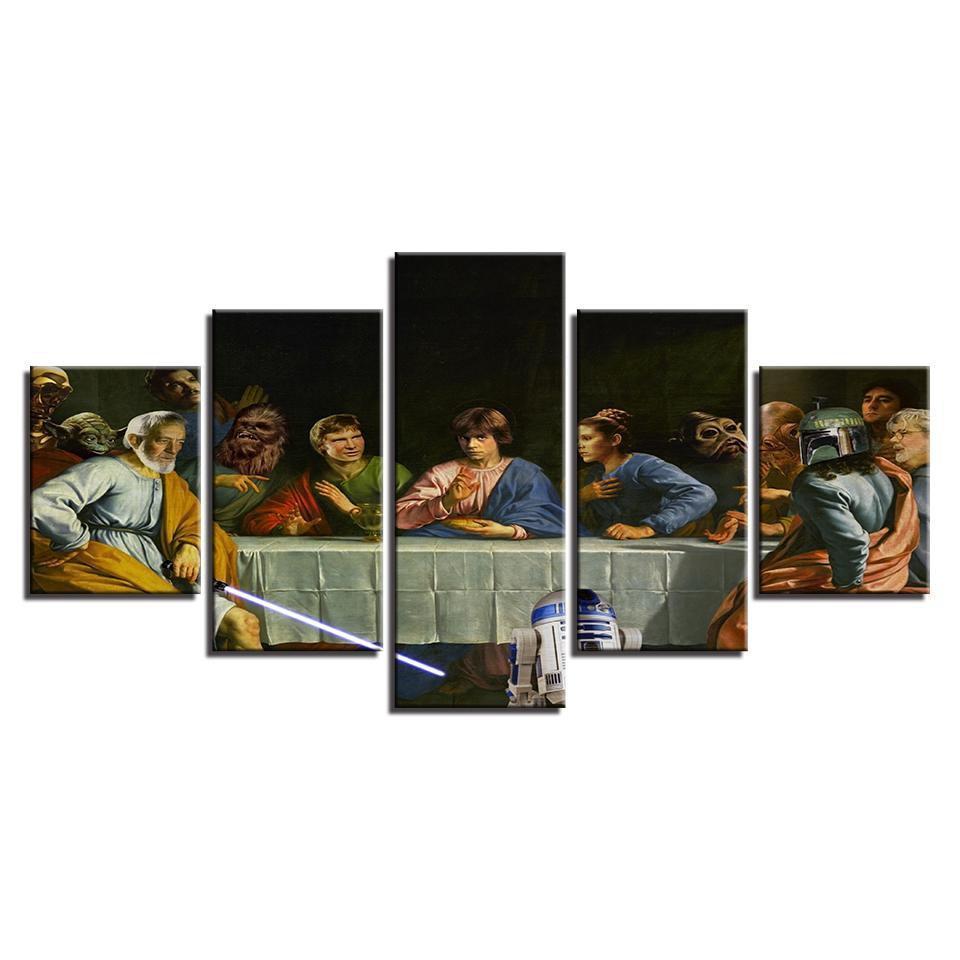 Jesus The Last Supper 3 Canvas Wall Art