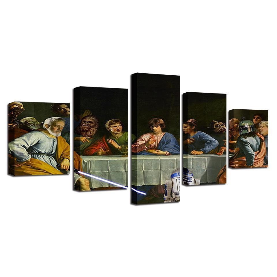 Jesus The Last Supper 3 Canvas Wall Art