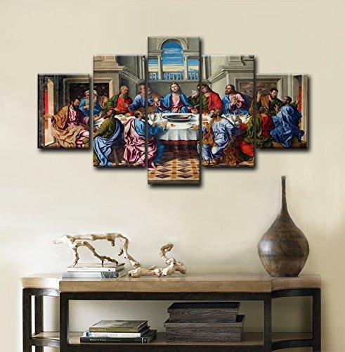Jesus The Last Supper 6 Canvas Wall Art