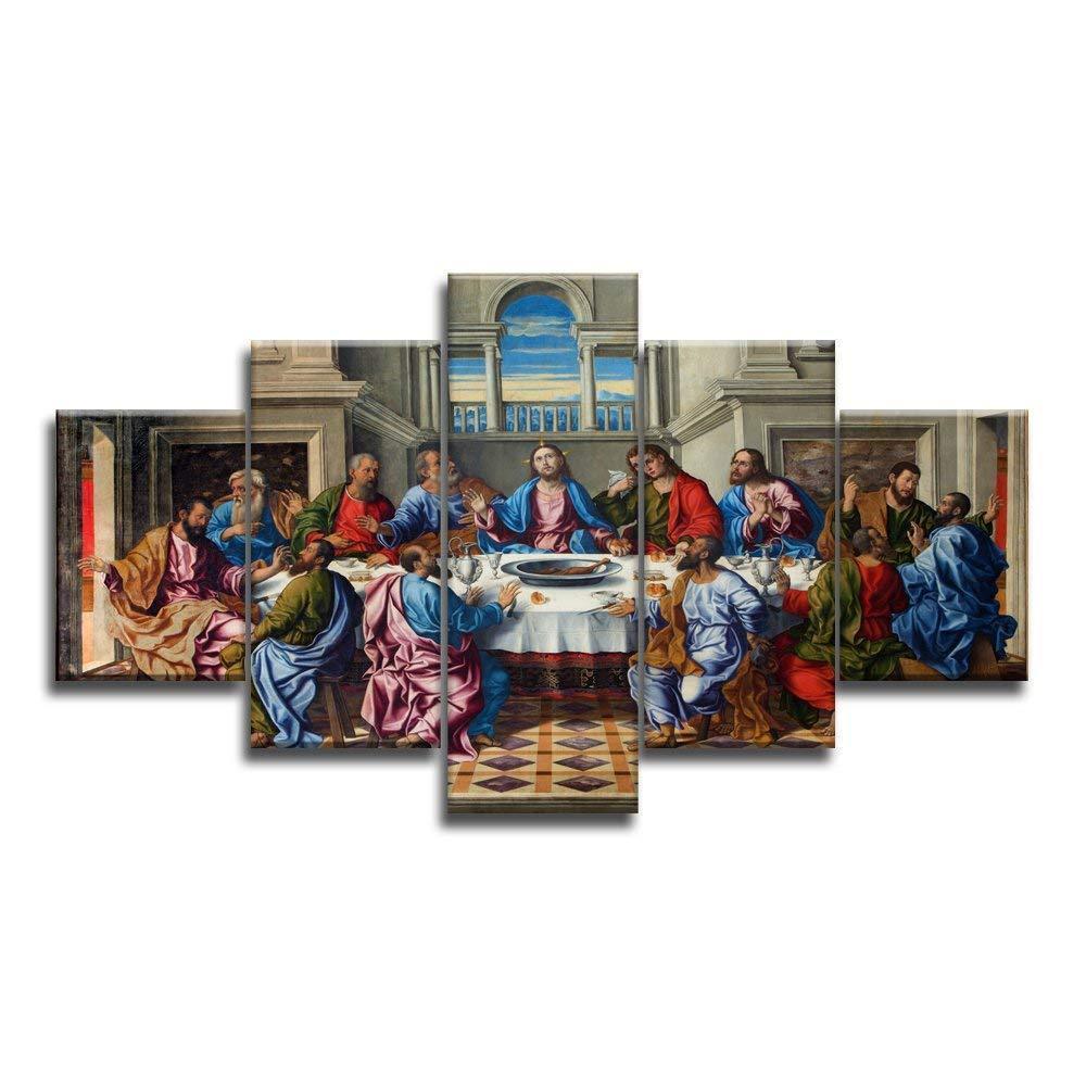 Jesus The Last Supper 6 Canvas Wall Art