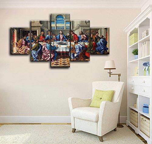 Jesus The Last Supper 6 Canvas Wall Art