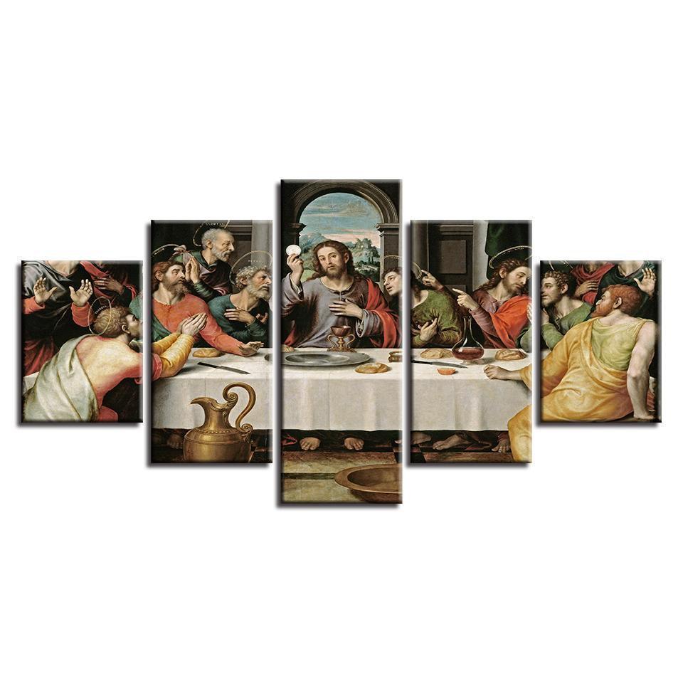 Jesus The Last Supper 7 Canvas Wall Art