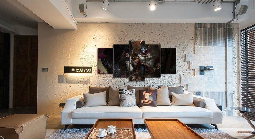 LOL League Of Legends Jhin 3 Gaming Canvas Wall Art