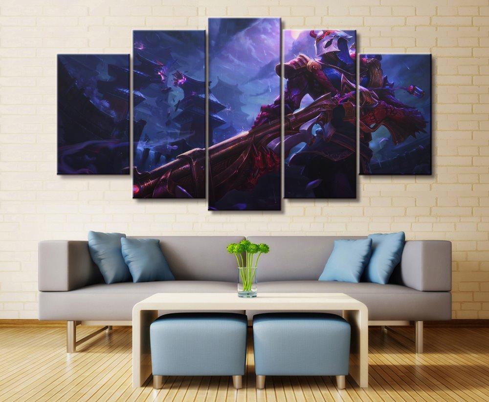 LOL League Of Legends Jhin 4 Gaming Canvas Wall Art