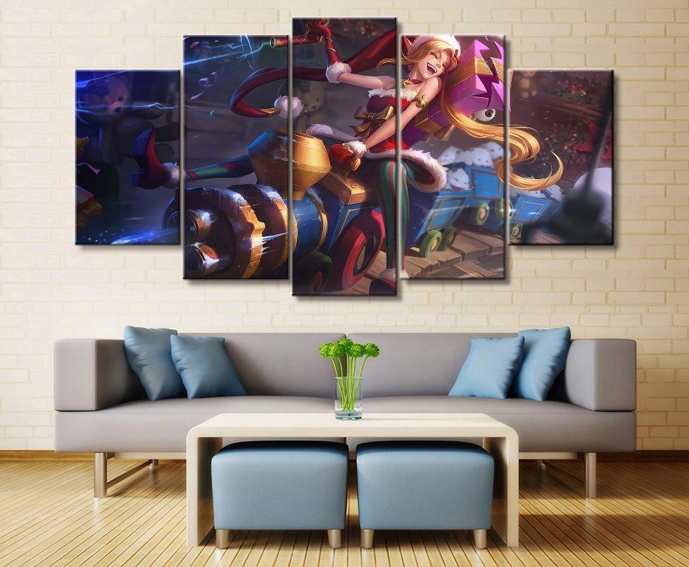LOL League Of Legends Jinx 1 Gaming Canvas Wall Art