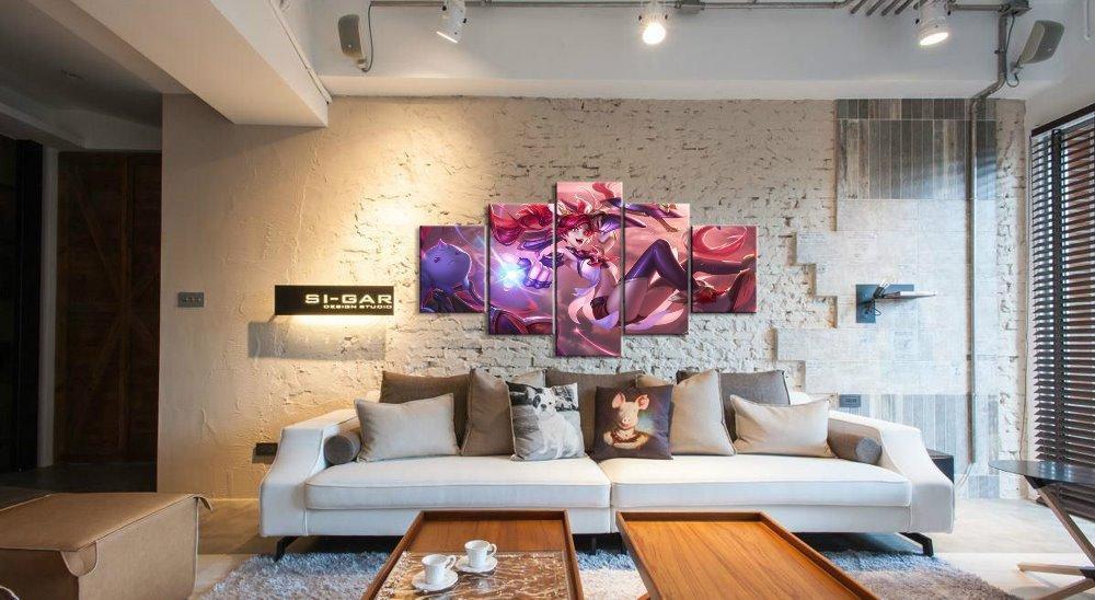 LOL League Of Legends Jinx 2 Gaming Canvas Wall Art
