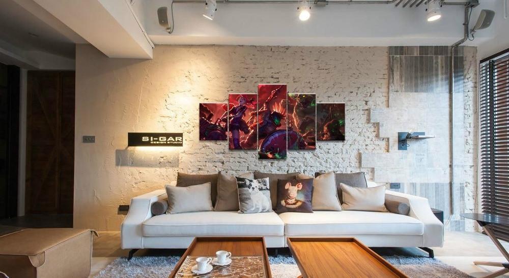 LOL League Of Legends Jinx 3 Gaming Canvas Wall Art