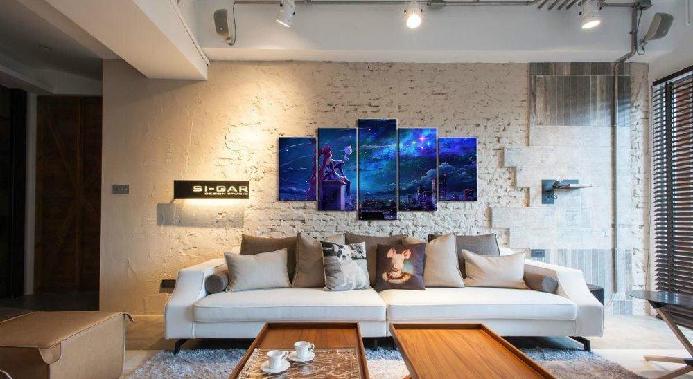 LOL League Of Legends Jinx In The Night Game Canvas Wall Art