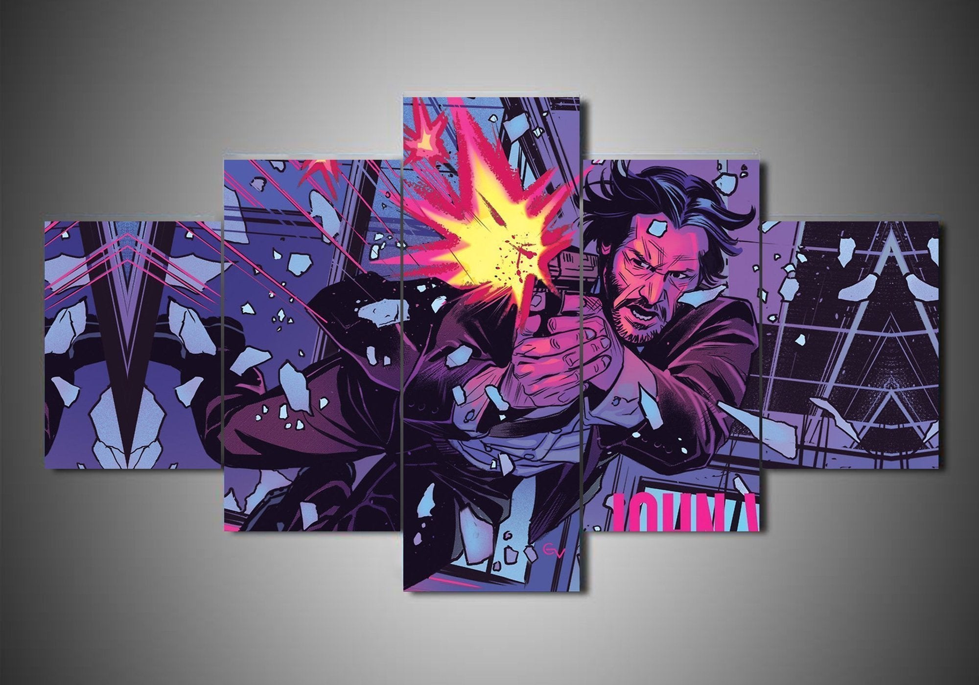 John Wick 1 Movie Canvas Wall Art