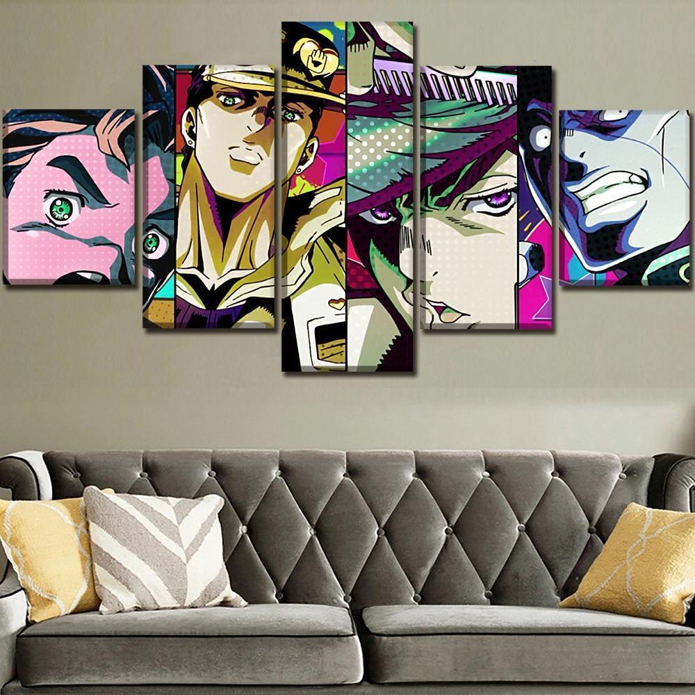 JoJo's Bizarre Adventure 3 Anime Canvas Wall Art