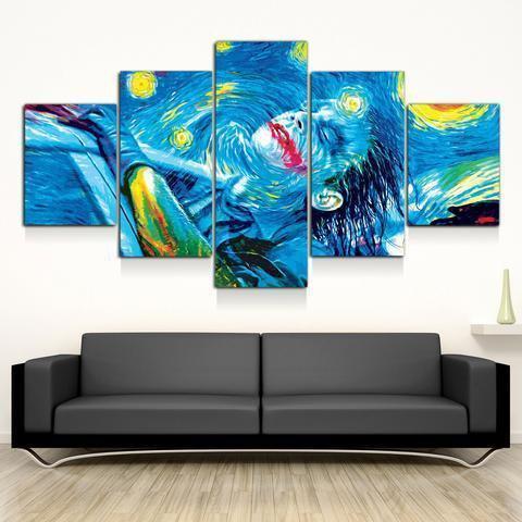 Joker Starry DC Canvas Wall Art
