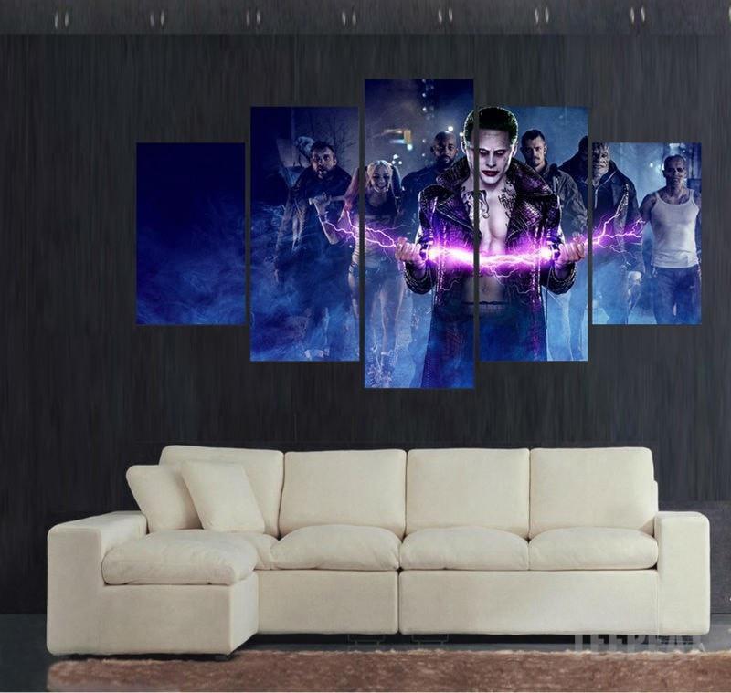 Joker Suicide DC Canvas Wall Art