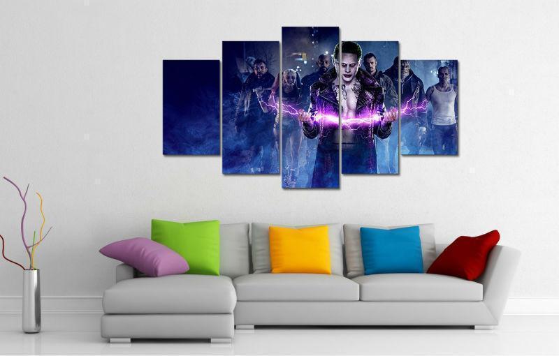 Joker Suicide DC Canvas Wall Art