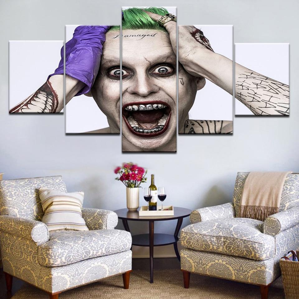 Joker Suicide Squad DC Canvas Wall Art