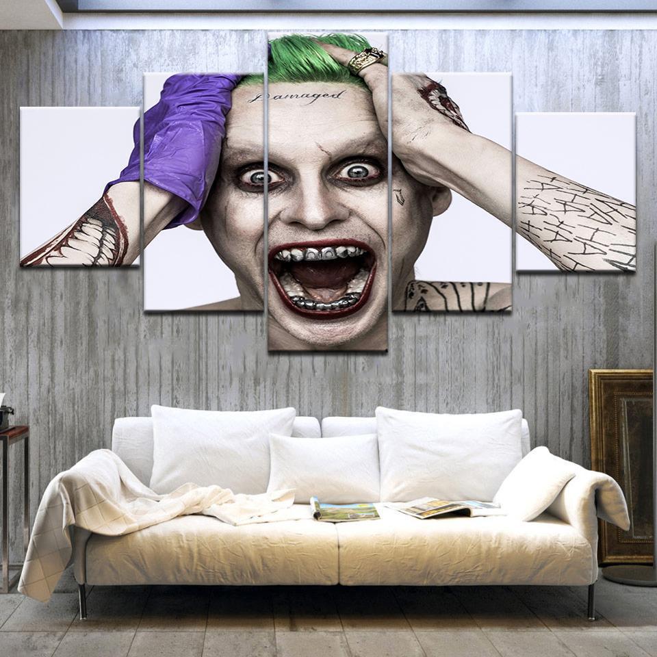 Joker Suicide Squad DC Canvas Wall Art