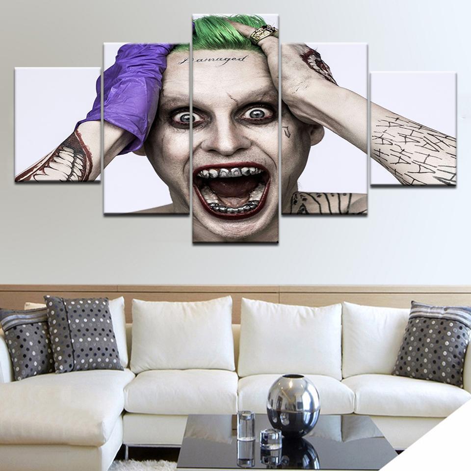 Joker Suicide Squad DC Canvas Wall Art