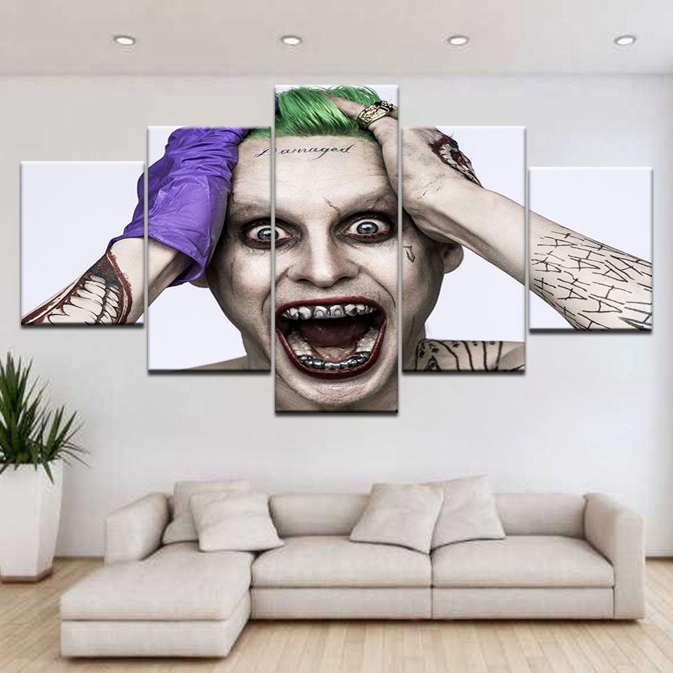 Joker Suicide Squad DC Canvas Wall Art